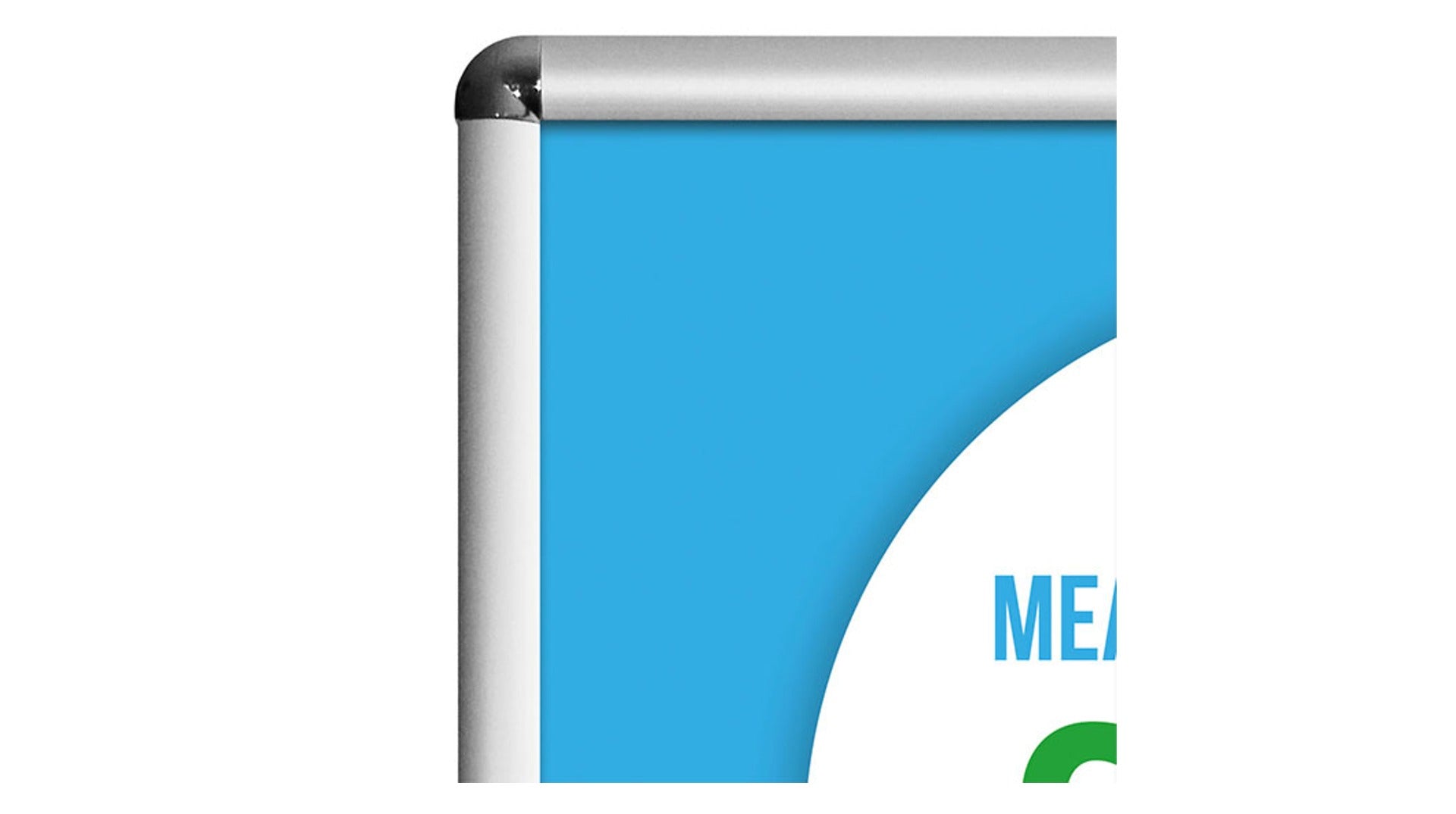 Signe de chaussée Snap Frame A-Board - noir