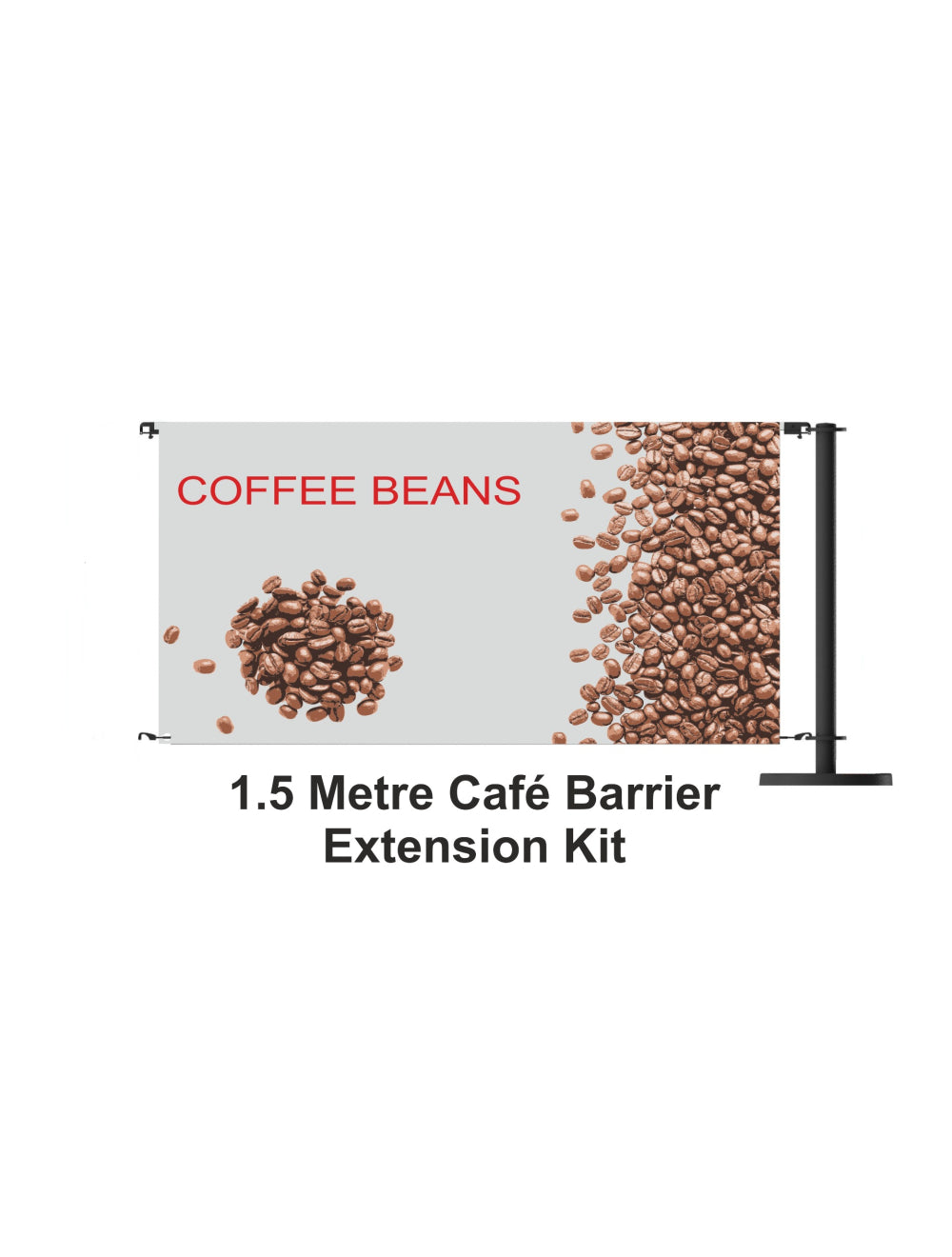 Kit d'extension de barrière de café de 1,5 mètre
