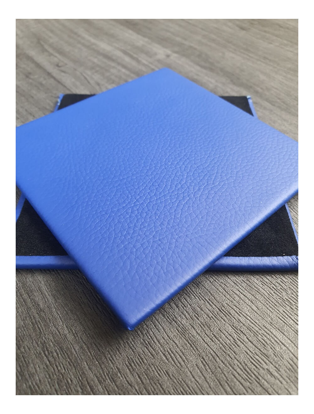 Course en cuir Shelly Deep Ultramarine - 10 cm SQ (article de vente)