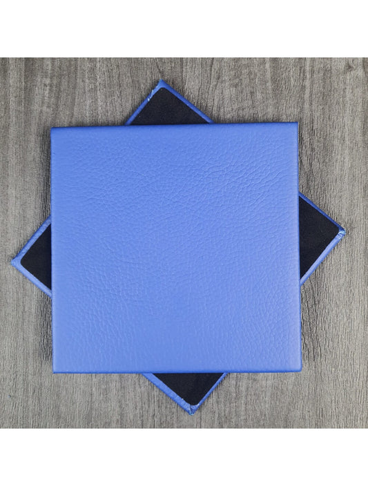 Course en cuir Shelly Deep Ultramarine - 10 cm SQ (article de vente)