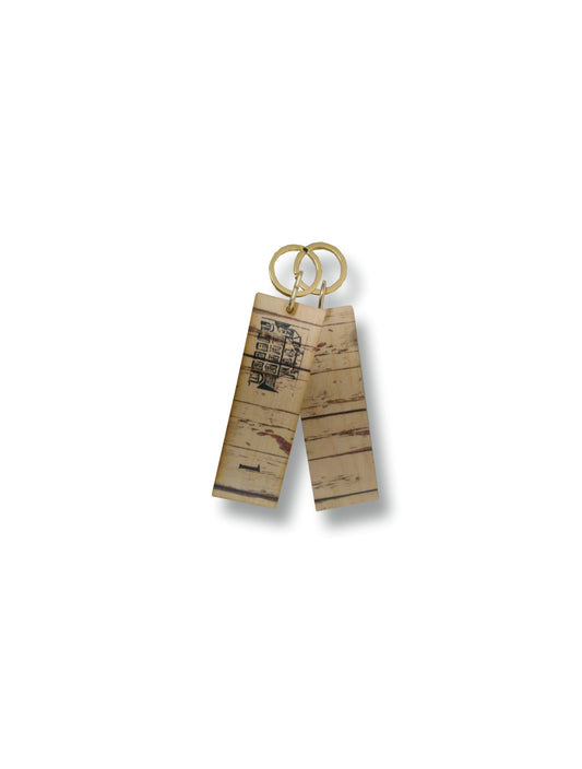 Tags clés en bois BeachHut
