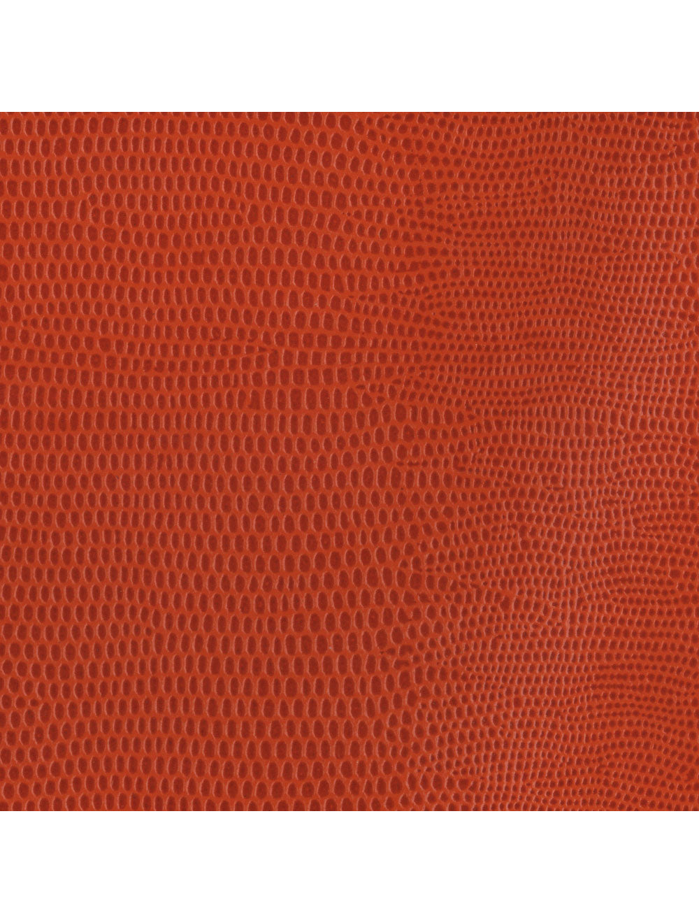 Swatch du matériau orange Berlin Lizard