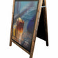 Wooden A-boards Poster Holder - Worldwide Menus